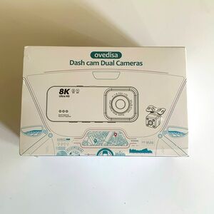 Dash cam dual cameras 8K ultra HD